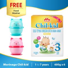 Morinaga Chil-kid 6 boxes x 600g (free 1 Food Masher)