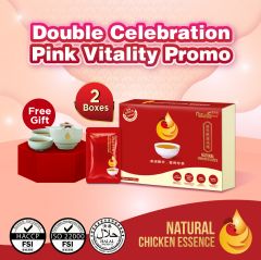 Naturale Choice Natural Chicken Essence 好天然滴鸡精 Double Celebration Pink Vitality Promo (2 boxes)